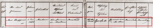 Списки зачисленных в Политехникум в Карлсруэ. 1865—1866  учебные годы. Universitätsarhiv Karlsruhe.